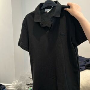Black Lacoste polo size small